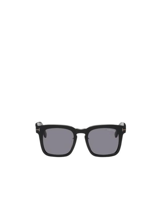 Tom Ford Gray Square Sunglasses for men