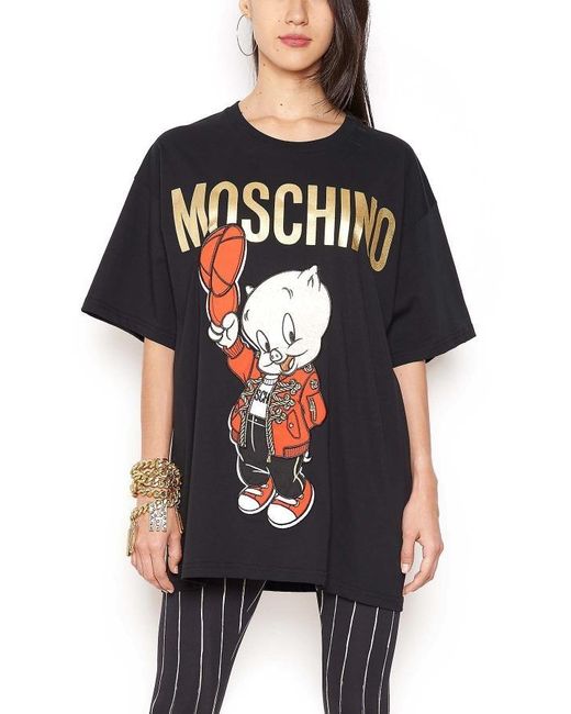 Moschino Black Open-Necked Shirt