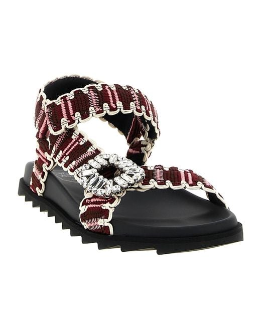 Roger Vivier White Slingback Sandals