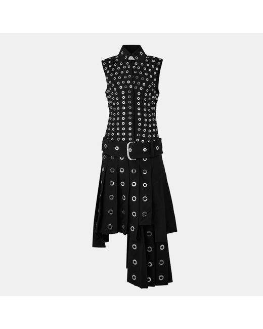 Off-White c/o Virgil Abloh Black Halter-Neck Mini Dress