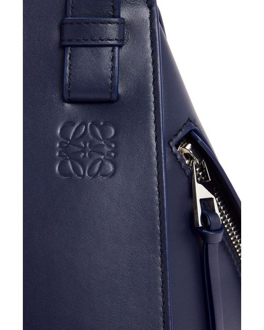 Loewe Blue Compact Hammock Bag