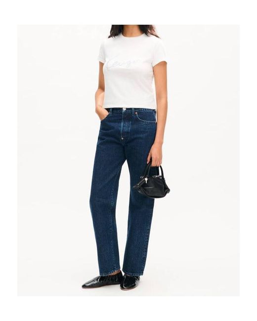 KENZO Blue Signature' Straight Pants