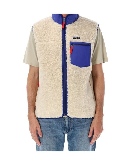 Patagonia Blue Sleeveless Vest for men