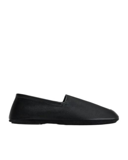 Lemaire Black Slip-On Flats