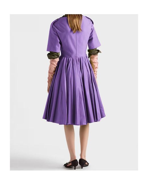 Prada Purple Chino Dress