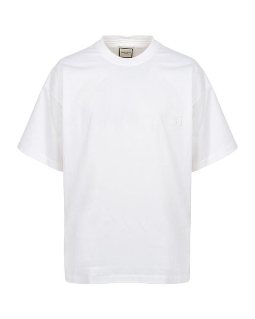 Wooyoungmi White Short Sleeve T Shirt for men