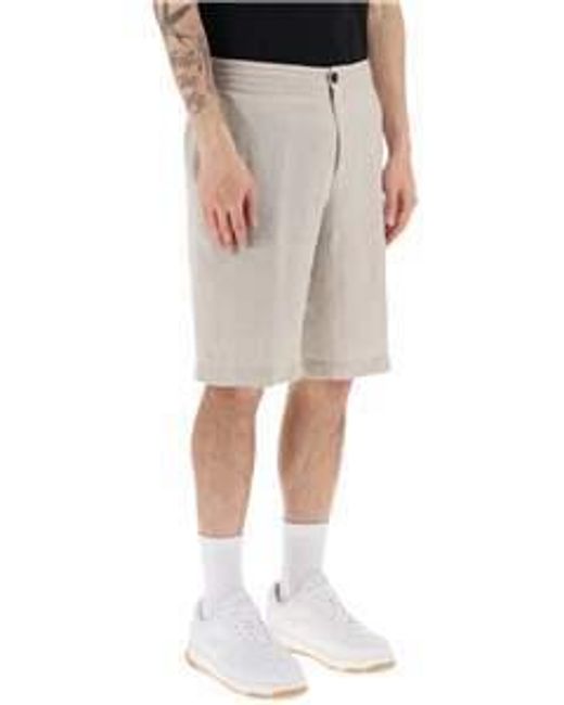 Zegna Multicolor Logo Shorts for men