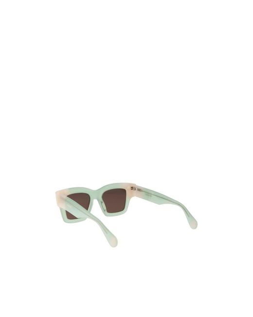 Jacquemus Green Logo Sunglasses for men