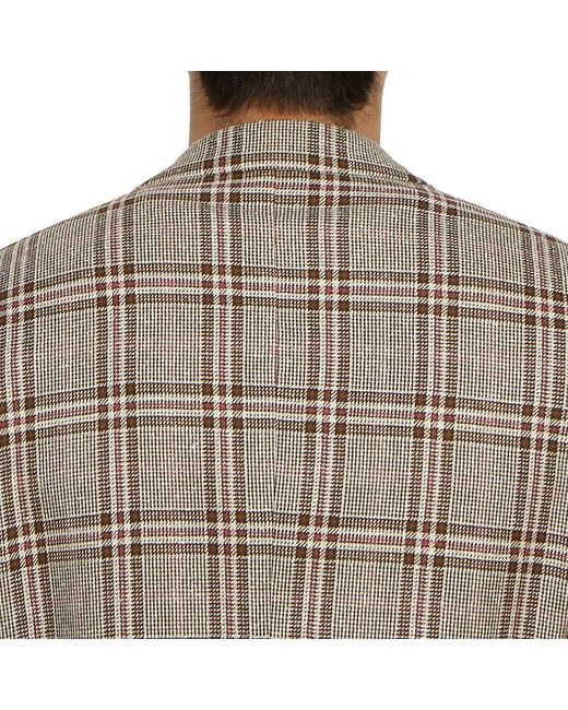 Lardini Natural Long Sleeved Suit Jacket for men