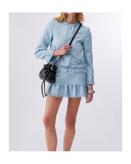 Liu Jo Blue Buttoned Jacket