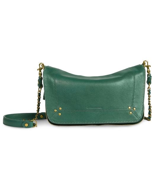 Jérôme Dreyfuss Green Magnetic Flap Bag