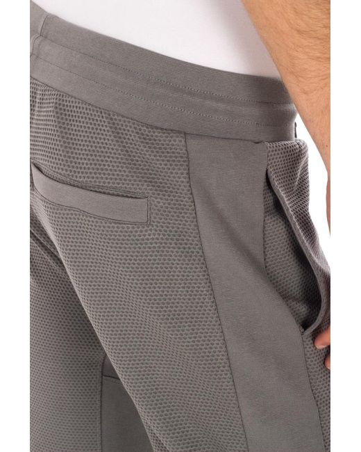 Armani Jeans Gray Cotton Sweatpants for men