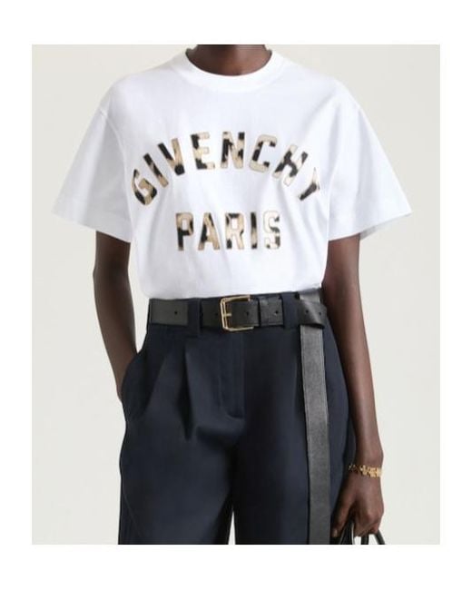 Givenchy White Boxy Fit T-Shirt