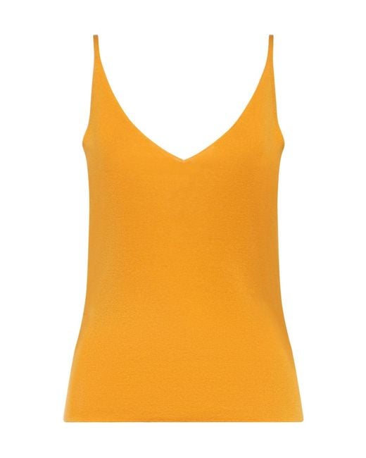 Loro Piana Orange Sleeveless Vest