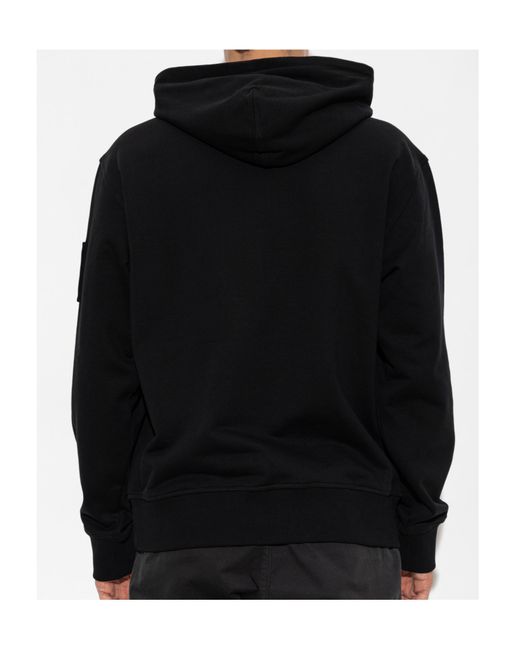 Moose Knuckles Blue Long-Sleeved Hooded Sweatshirt for men