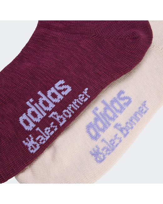 Adidas by Wales Bonner Purple Wales Bonner 3-Stripes Socks for men