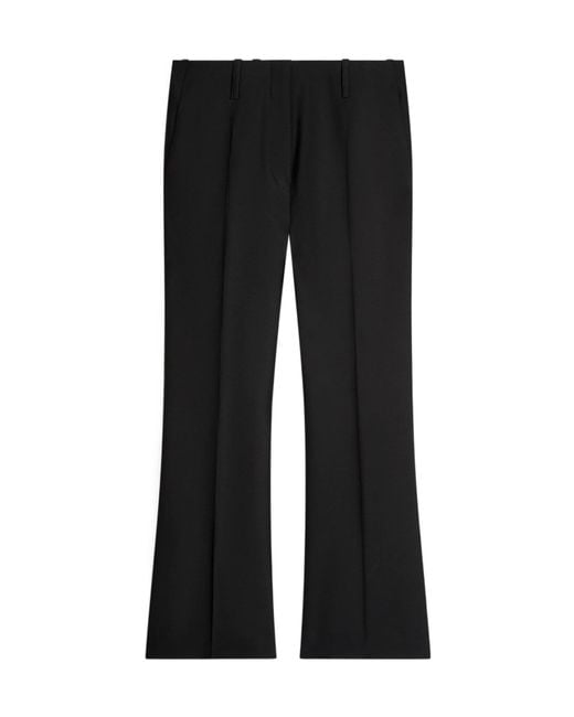 Dries Van Noten Black Paloma Cropped Flared Pants