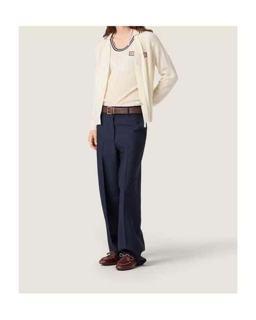 Miu Miu Natural Cashmere Top