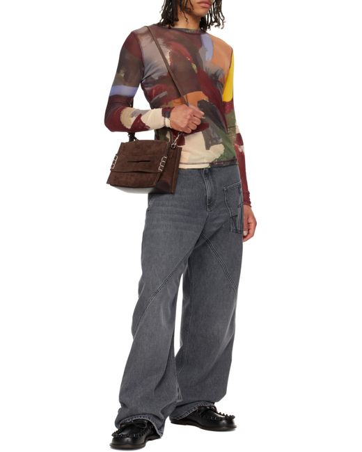J.W. Anderson Brown Jw Anderson Loafer Zip-Up Shoulder Bag for men