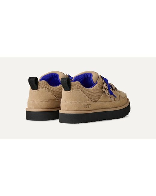 Ugg Blue Chunky Lace-Up Low-Top Sneakers for men
