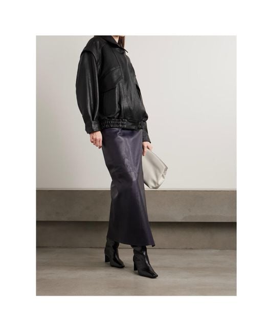 Nour Hammour Black Micah Leather Jacket