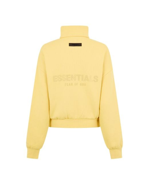 Fear Of God Yellow Zipper Fleece Sweater