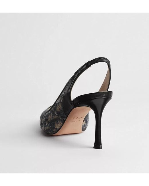 Dior Metallic Aable Slingback Pump