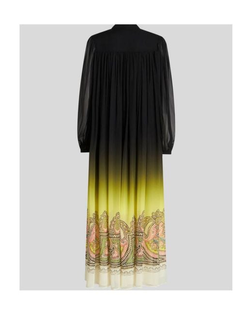 Etro Black Maxi Dresses