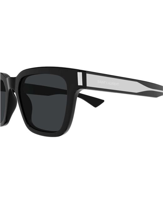Saint Laurent Black Eyewear Rectangle Frame Sunglasses for men