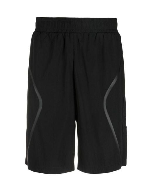 A_COLD_WALL* Black Mid-Rise Track Shorts for men