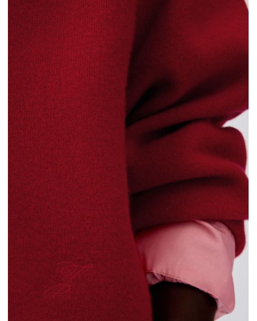Jacquemus Red Button-Up Knit Cardigan for men