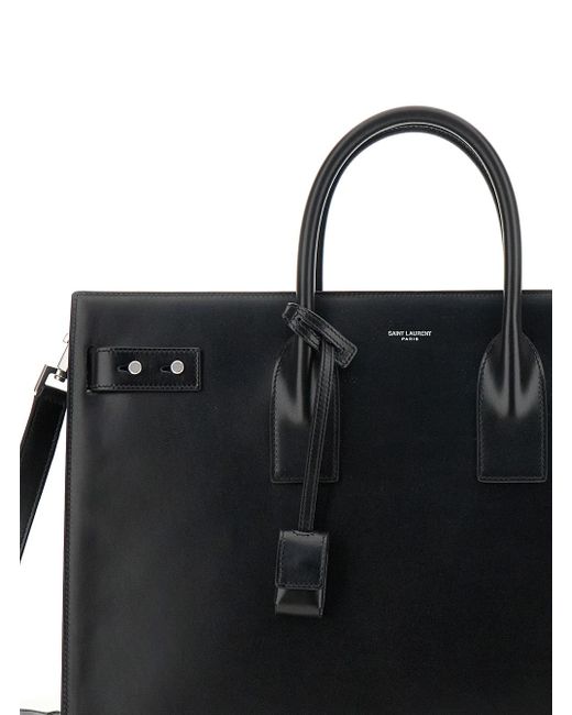 Saint Laurent Black Sac De Jour Top Handle Bag for men