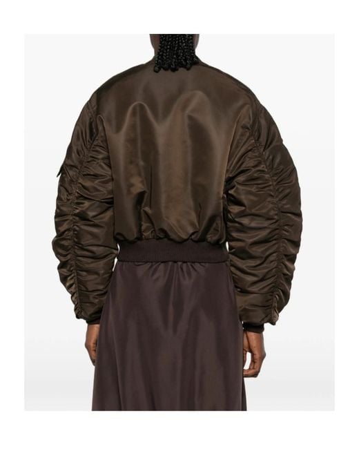 CECILIE BAHNSEN Brown Long-Sleeved Casual Jacket