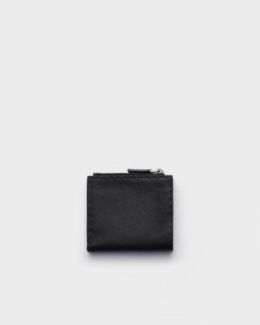 Prada Black Small Leather Wallet