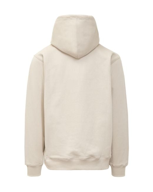 Drole de Monsieur White Drôle De Monsieur Slogan Print Hoodie for men