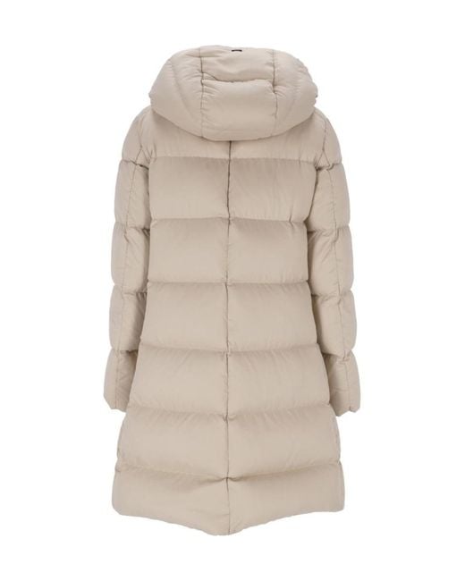 Herno Natural Quilted Zipped Jacket