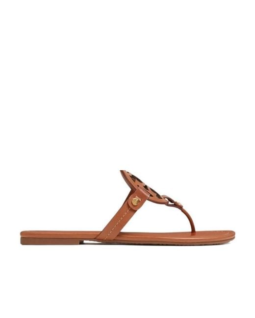 Tory Burch Brown Miller Sandals
