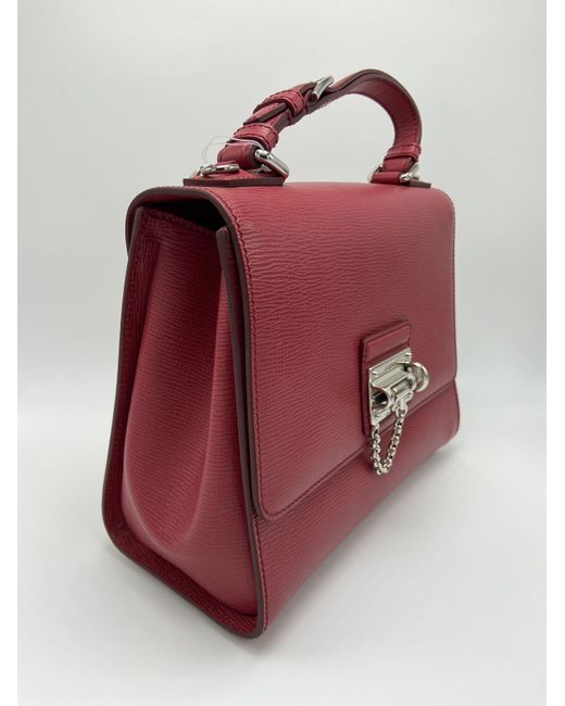 Dolce & Gabbana Red Flap Shoulder Bag