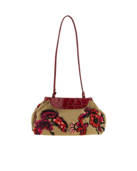 Dries Van Noten Embroidered Clutch Bag