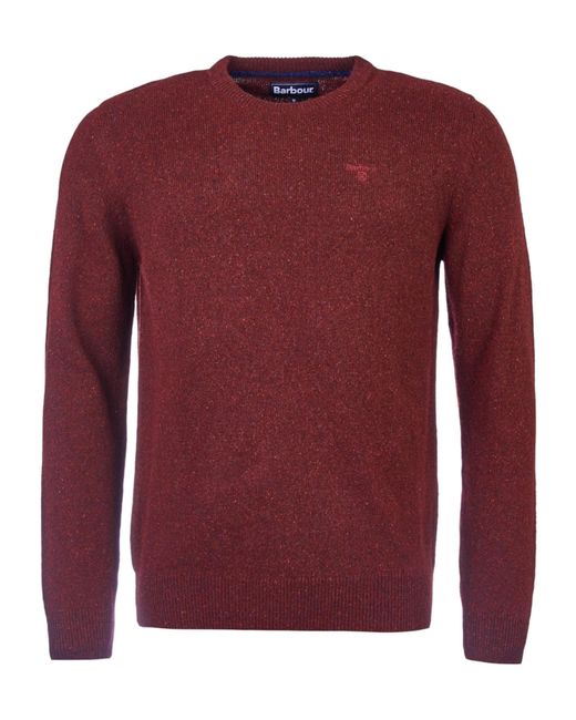 Barbour Red Tisbury Crewneck Knit Jumper for men