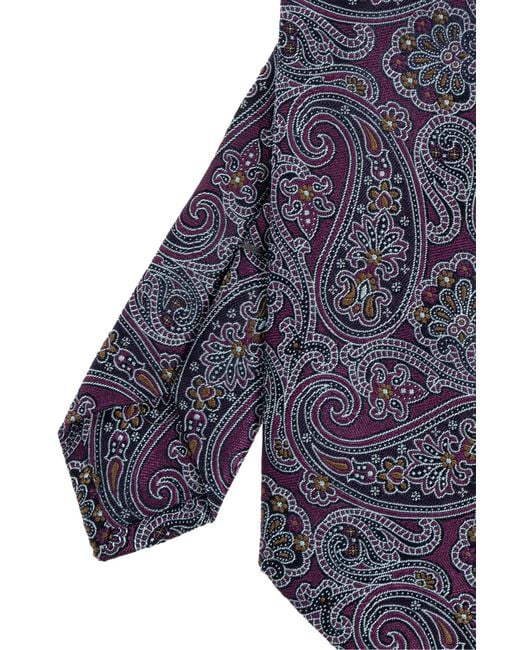 Etro Blue Patterned Tie for men