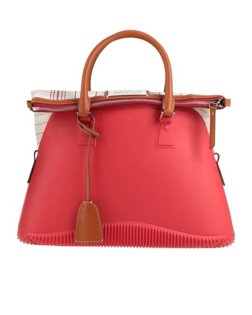 Maison Margiela Red The Big Tote Bag