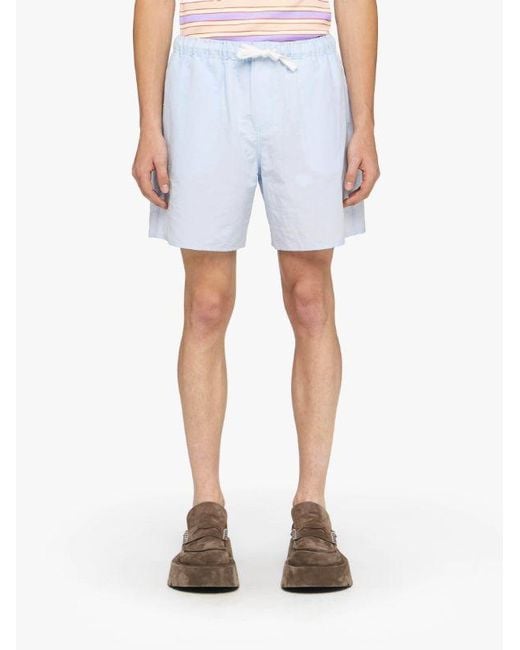 J.W. Anderson Blue Jw Anderson Printed Drawstring Shorts for men