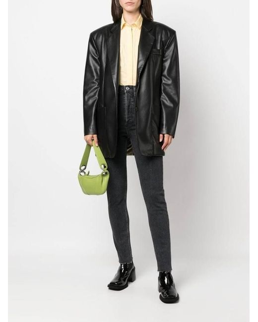 Re/done Gray Straight Jeans