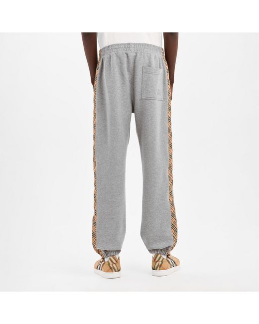 Burberry Gray Solid Color Casual Pants for men