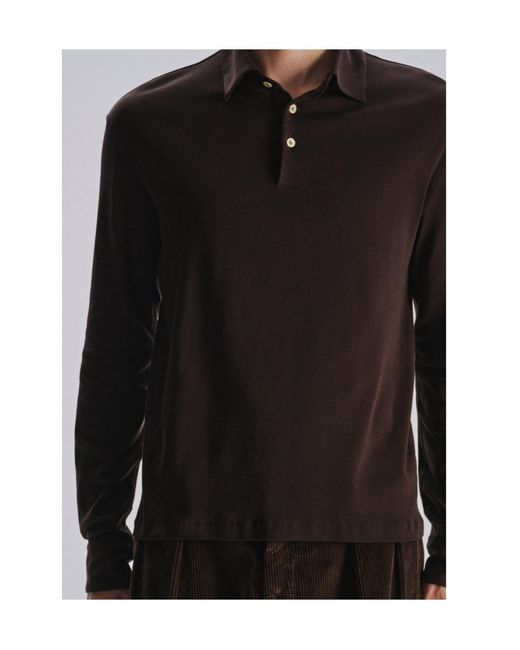 The Row Brown Reyes Polo for men