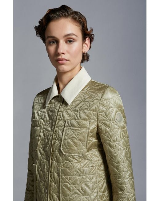Moncler Green Varede Quilted Jacket