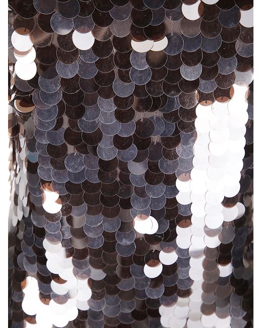 P.A.R.O.S.H. Multicolor Full Sequins Blouse