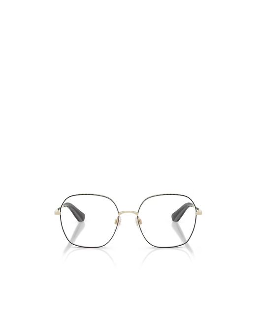 Burberry White Eyewear Square Frame Glasses