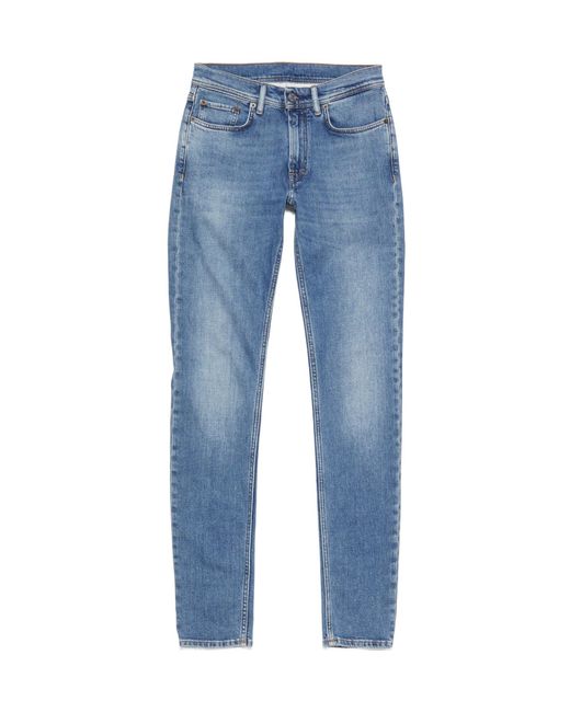 Acne Blue North Mid-Rise Jeans for men